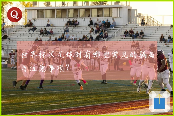世界杯买足球时有哪些常见的骗局与注意事项？