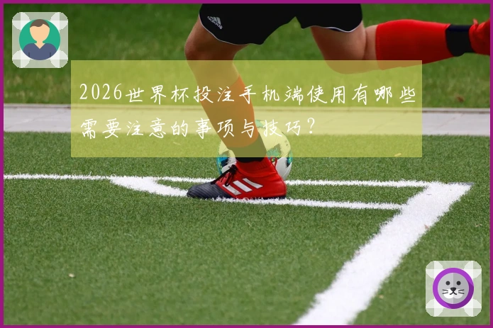 2026世界杯投注手机端使用有哪些需要注意的事项与技巧？